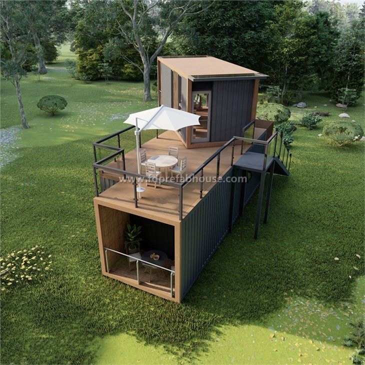 Britský kombinovaný prefabrikovaný kontajnerový dom